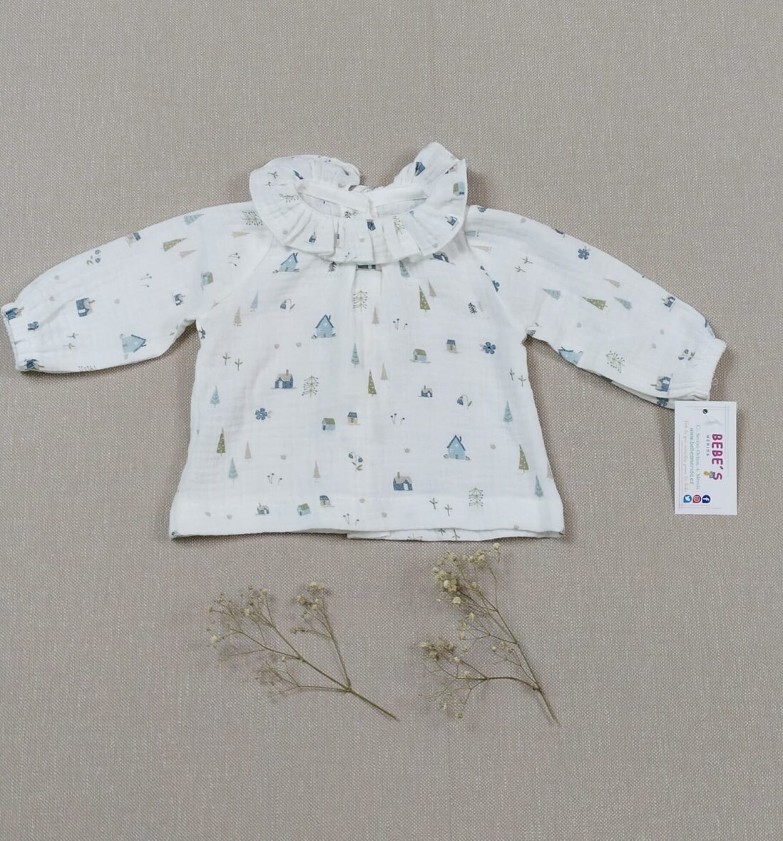 Blusa tela casitas primbaby