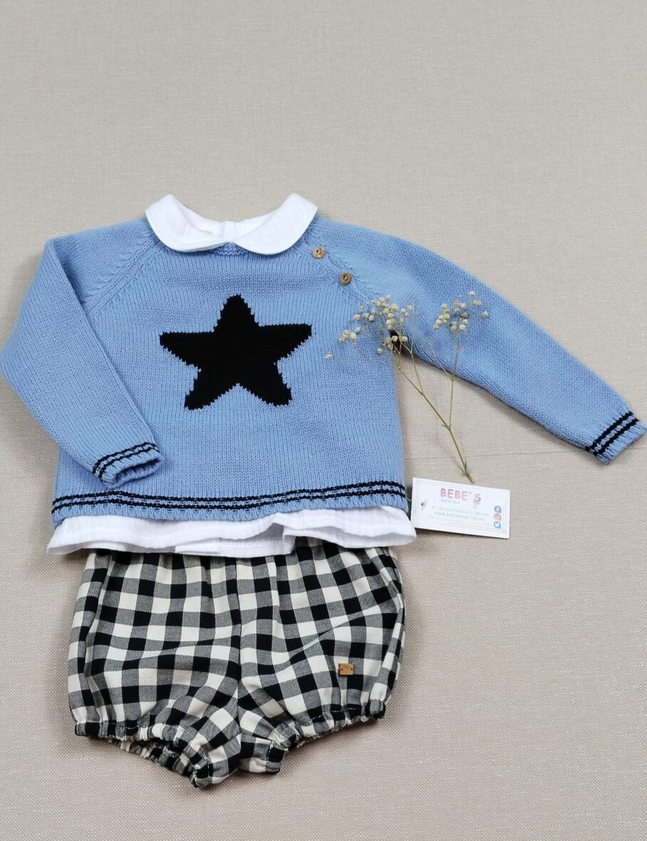 CONUNTO BABY 3PZAS. ESTRELLA YOEDU