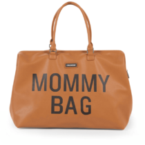 child-home-bolso-de-aspecto-cuero-mommy-marron
