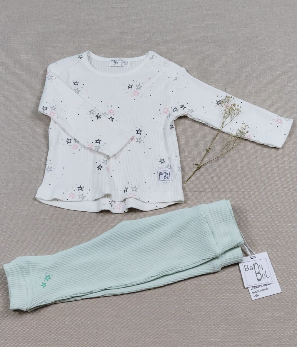 Conjunto 2p estrellas 130801 babybol