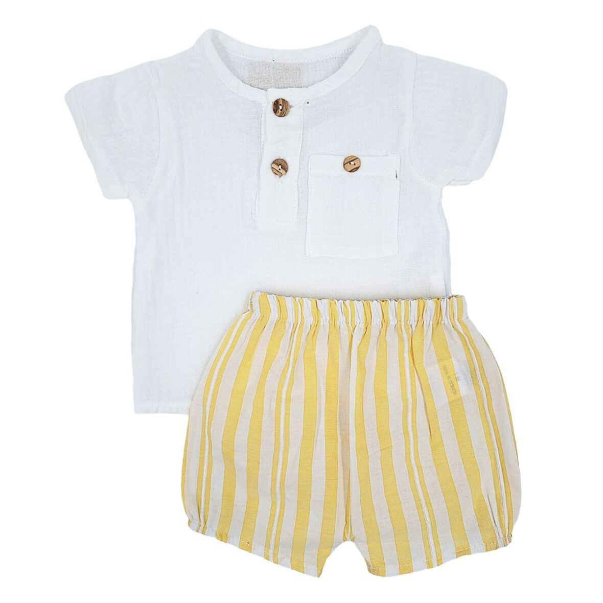 Conjunto 2p bambula rayas 627 baby fashion