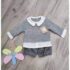 Conjunto 2p punto tela baby fashion