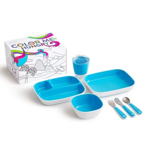 Pack vajilla splash con caja para pintar infaneto