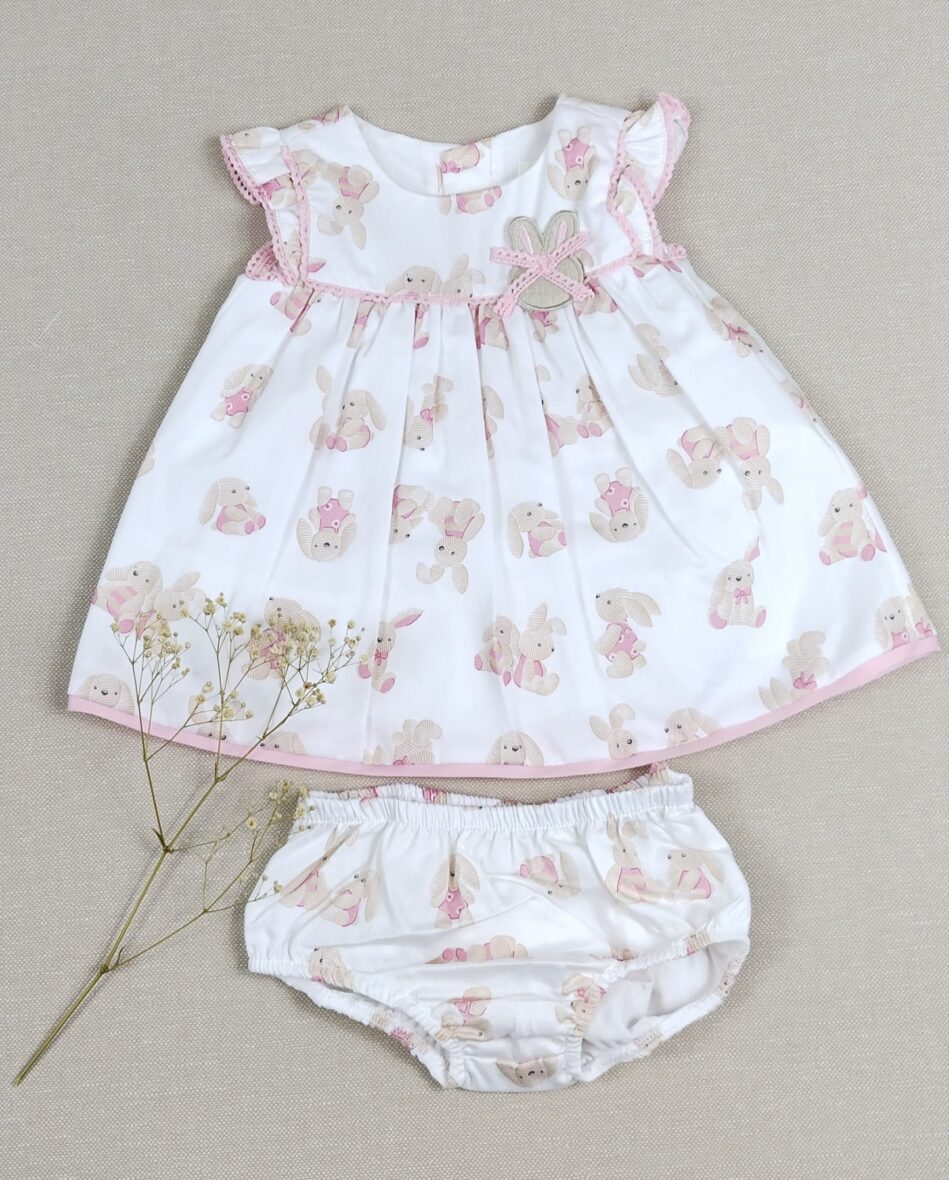 Vestido estampado conejito 1807 Mayoral