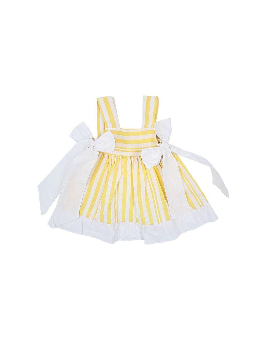 Vestido rayas lazo 648.5 baby fashion