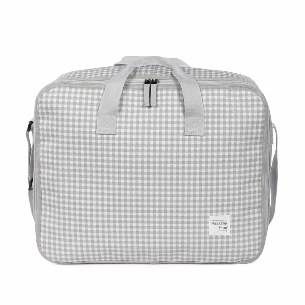 Maleta I Love Vichy Grey Walking Mum
