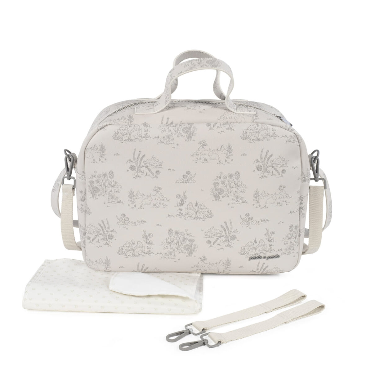 Canastilla Toile de Jouy Pasito a Pasito