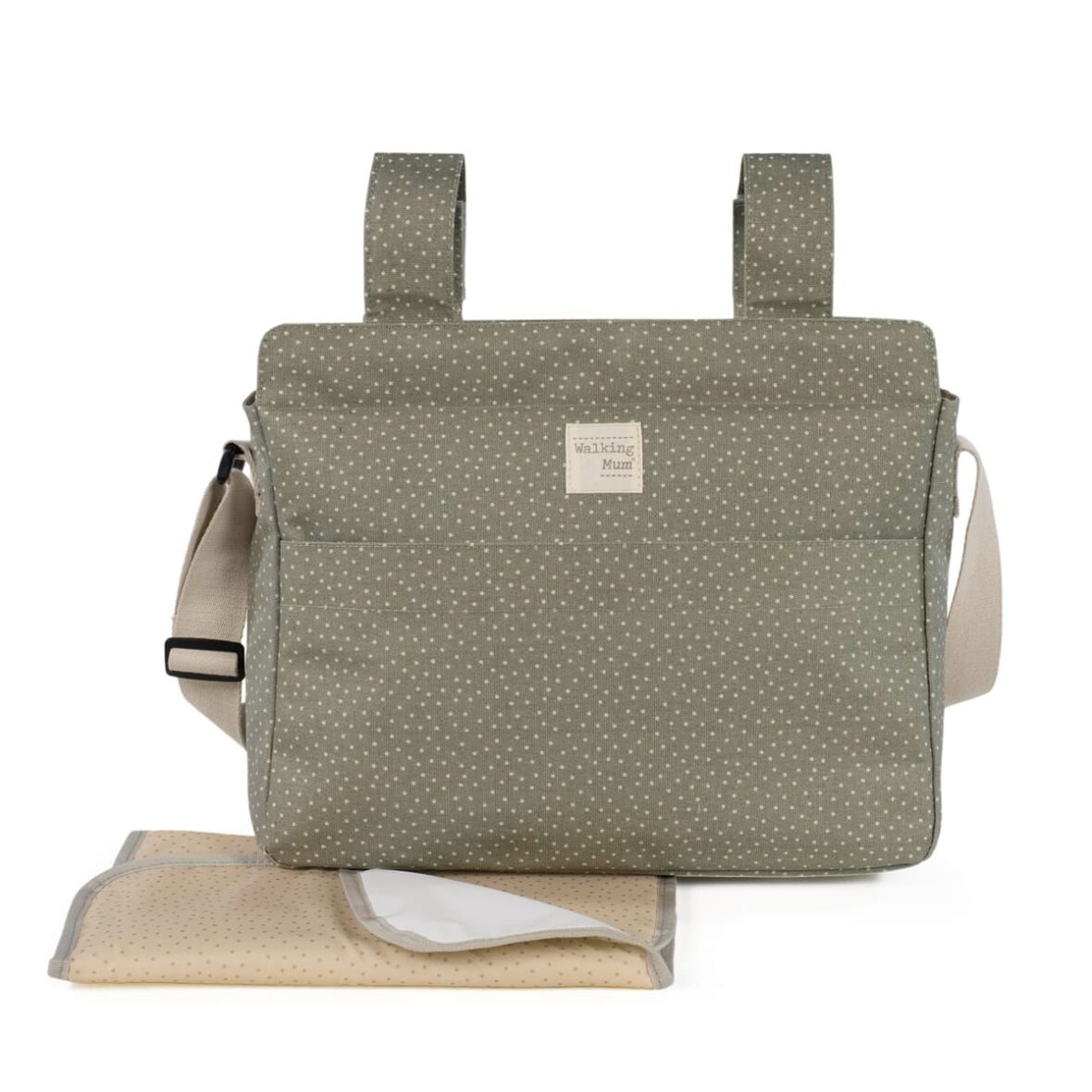 Bolso panera Poppy Musgo Walking Mum
