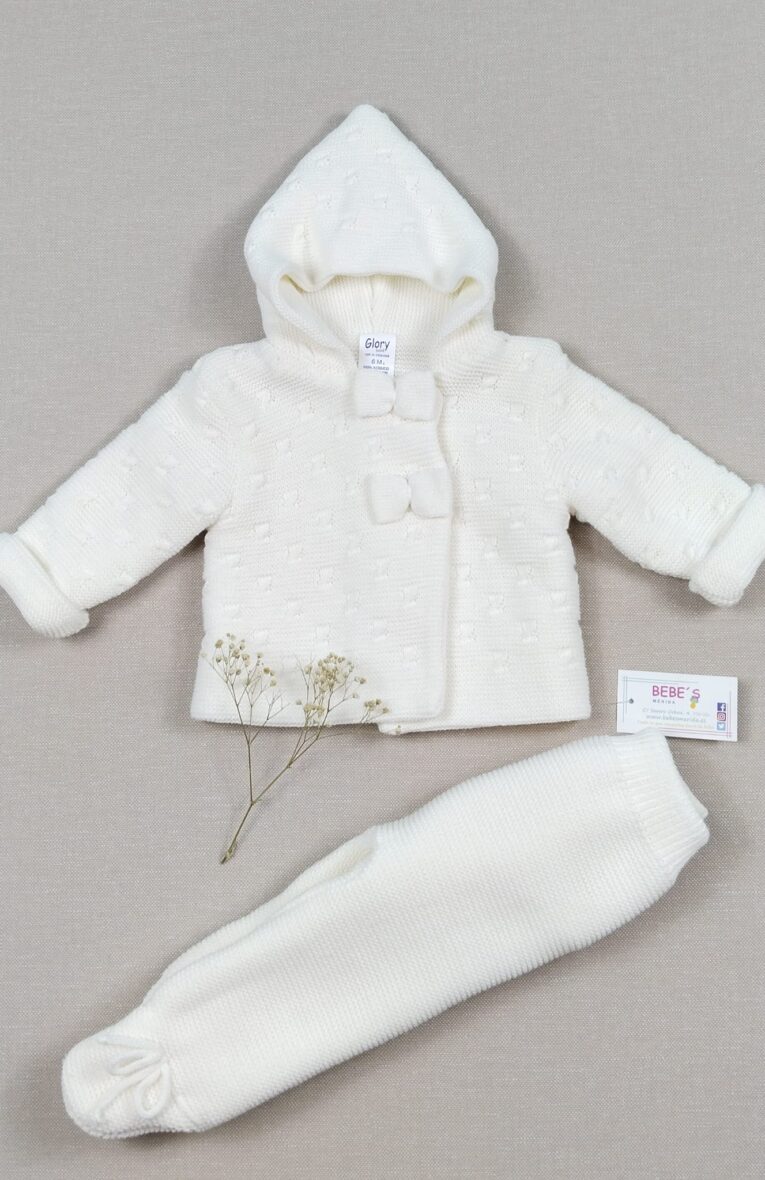Conjunto 2p bebe lana glory Talla  6 meses.