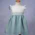 Vestido lino guipur B3021 Mikamama