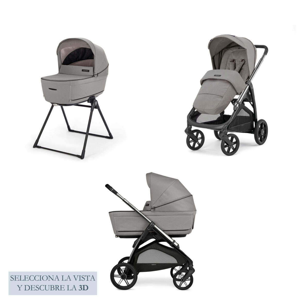 carrito aptica inglesina 2025 gris