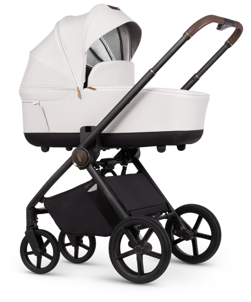 Cochecito Venicci claro ELEGANCE con silla de auto denver