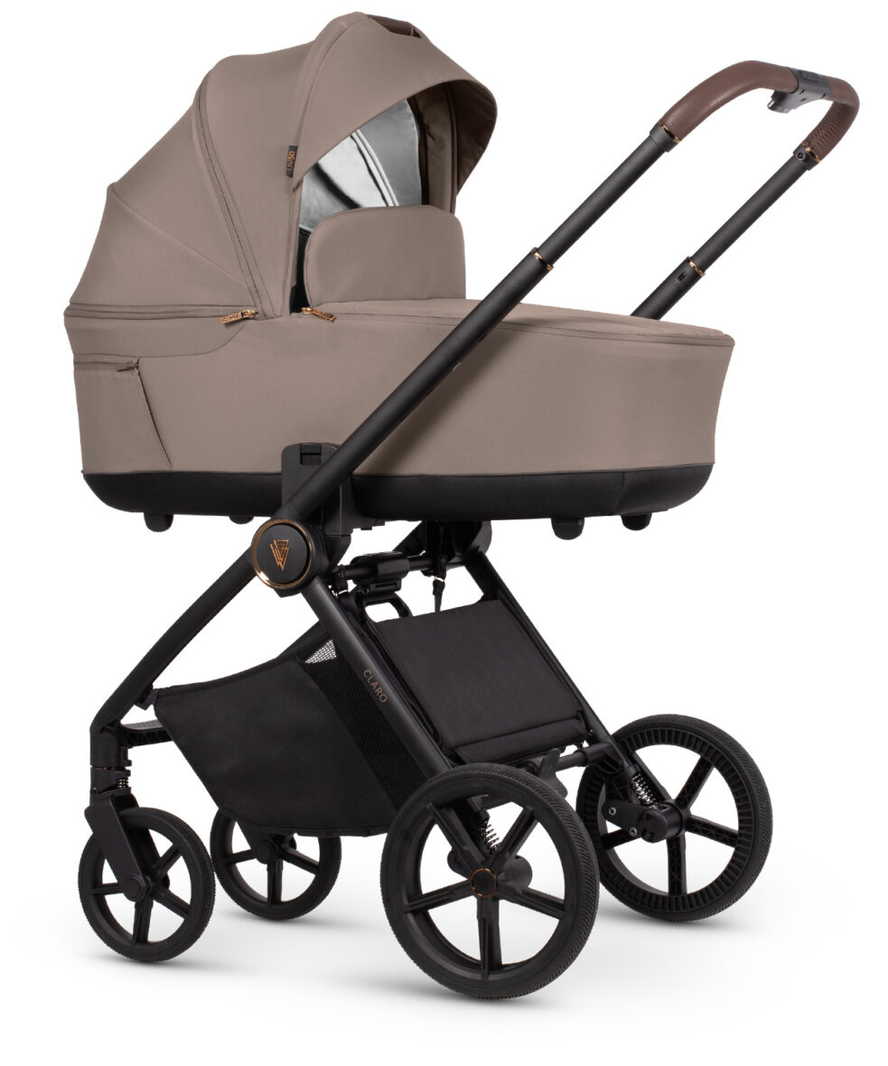 coche Venicci-Claro-Almond-Carrycot marron