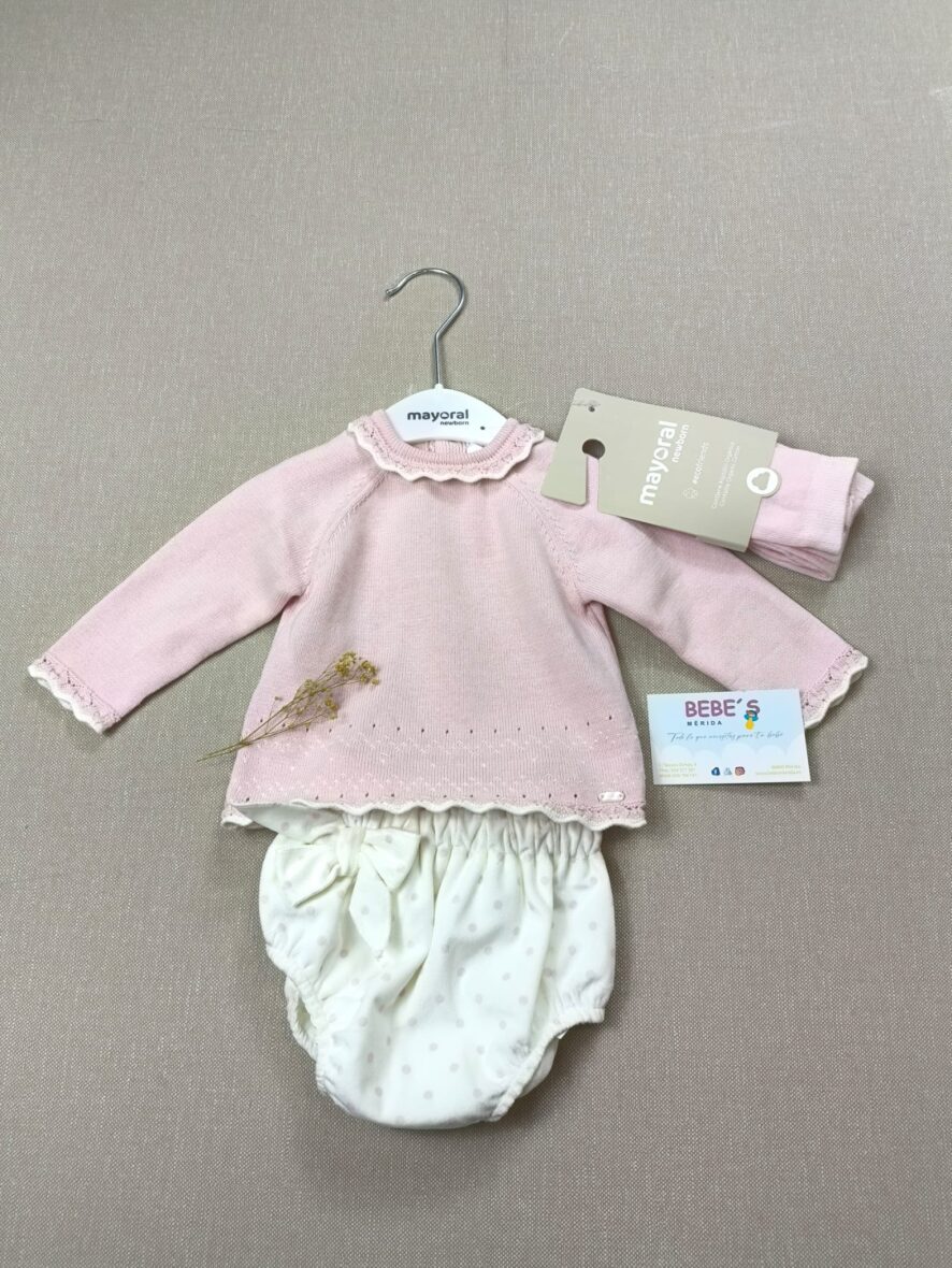 Conjunto 3 piezas bebé Mayoral