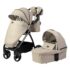 Coche bebé ecopiel Elena beige