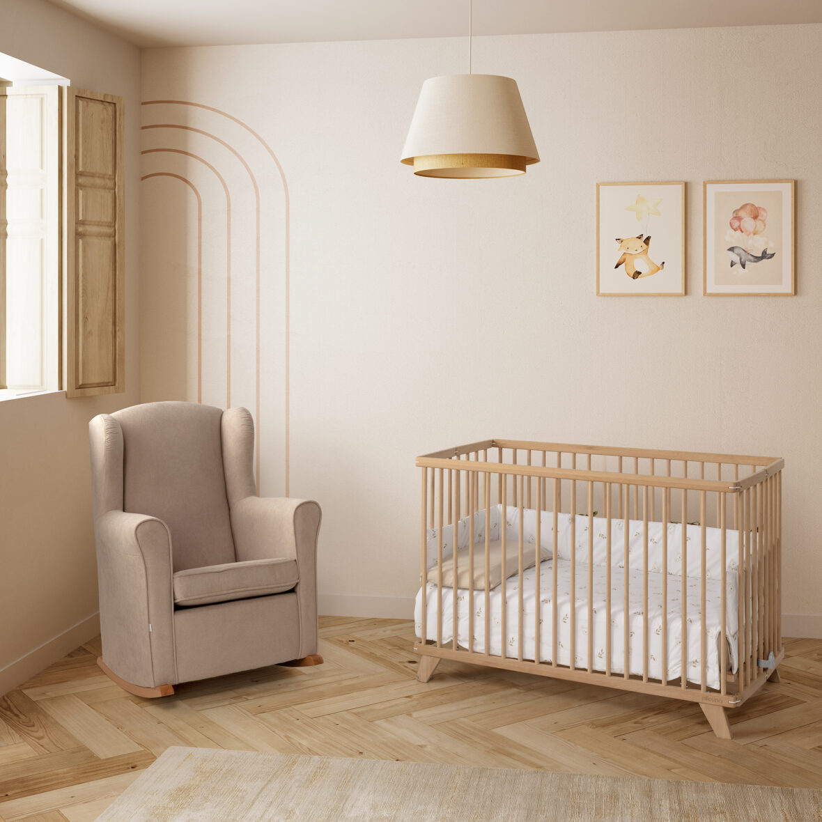Cuna Simona plegable 120 x 60 Micuna