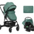 Coche bebé tranformable Amaia Kibbaboo completo verde
